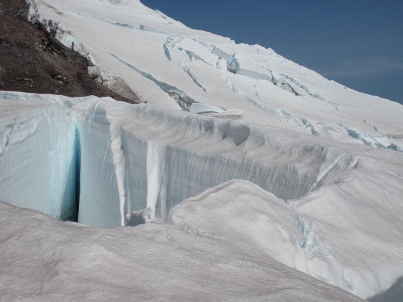Crevases, Ingraham Glacier